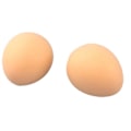 Miniatyrbillede 1 af 5: 5 stk. Fake Egg Kunstig Høne Fjerkræ Coop Plastic Nest Praktisk