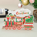 Pikkukuva 2 / 5: Juna joulukortit, 3D Pop Up joulukortti - Xmas S