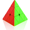 Miniatyrbillede 1 af 5: Pyraminx Speed ​​Magic Cube Pyramid Puzzle Magic Speed ​​Cube Sti