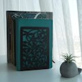 Miniatyrbild 2 av 5: Set med 2 svarta (Fujiman) metallbokstöd Press Wedge Block Book Des