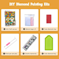 Miniatyrbild 5 av 5: Julklapp Diamantmålning Kits Jultomten för Vuxna, 5D DIY Ful