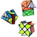 Miniatyrbillede 3 af 4: Speed ​​Cube Sæt 3 Pakke Magic Speed ​​Cube Bundle 3x3x3 YJ Windmi