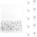 Miniatyrbillede 1 af 5: (Transparent)，200 stk. 12mm trykknapper, små trykknapper i plast