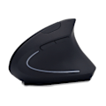 Miniatyrbillede 1 af 5: Sort, sort Bluetooth ergonomisk mus, 6400 DPI lodret mus, 6