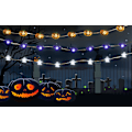 Pikkukuva 4 / 5: Halloween-valot, 3-osainen teemavalosarja, jossa 30 LED-kurpitsaa