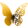 Miniatyrbillede 1 af 3: 100 stk. Laser Cut Butterfly Navnekort, Bordnummer til Bryllup