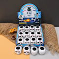 Miniatyrbilde 4 av 5: 4 Pakke Halloween Skalle Plysj Leker, Søt Svart Flaggermus, Fidget Sensorisk