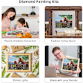 Miniatyrbild 5 av 5: 5D Diamantmålningssats 30x40cm DIY Färgglad Häst Diamantkonst Ki