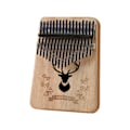 Miniatyrbillede 1 af 5: 17-nøglede Kalimba Tommelfingerklaver; Stemmehammer, Fingerdæksler, Nøgle