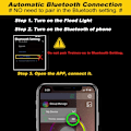 Miniatyrbilde 5 av 5: RGBW LED-flomlys for utendørs bruk, 15 W, smarttelefonstyrt, smart RGB