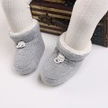 Miniatyrbilde 4 av 5: 6-12 måneder vår Baby Vinter Varm Fleece Bootie, Nyfødt Non-Sl