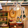 Miniatyrbild 3 av 5: Julby med lampor, LED-juldekoration, juldekoration