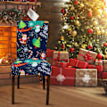 Miniatyrbild 3 av 5: (Jultomte, 4-pack) Julstolar Överdrag Stretch Matstolar