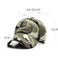 Miniatyrbilde 3 av 5: Kamuflasje Baseball Cap,Militær Army Camo Baseball Caps Bomull C