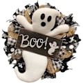 Miniatyrbilde 1 av 5: 1 stk. høstkrans, Halloween spøkelseskrans høst Boo Wearth med Cu