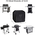 Miniatyrbild 3 av 5: Grillöverdrag, Gasolgrillöverdrag, Hållbart 210D Oxford BBQ-skydd
