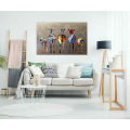 Pikkukuva 2 / 4: Canvas Zebra Group Colorful Back Street Art Graffiti Canvas Art D