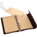 Miniatyrbillede 4 af 5: Notebook Læder Journal, Genopfyldelig Genopfyldelig Spiral Notebook C