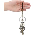 Miniatyrbild 3 av 5: Häx-klocka i metall, vindklockspel, hängande prydnader, boho S
