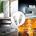 Miniatyrbillede 2 af 5: Pære, 110/220V 1,5W E14 LED-pære Majslampe til symaskine
