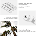 Miniatyrbillede 3 af 5: 4 stk. Flush Concealed Mount Bracket, Heavy Duty Flush Mount He