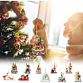 Miniatyrbilde 1 av 5: 2023 Julepynt, 10-pakks akryl julepynt