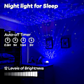 Miniatyrbilde 3 av 5: Stjernehimmel-projektor, galakseprojektorlampe, innebygd Bluetooth S