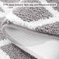 Miniatyrbillede 4 af 5: Ekstra blød mikrofiber bademåtte skridsikker og vandabsorberende M