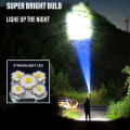 Miniatyrbillede 4 af 5: Højtydende LED-lommelygte, genopladelig campinglampe med side l