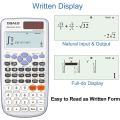 Miniatyrbillede 3 af 5: Videnskabelig lommeregner 417 Funktioner 2 Linjer 10+2 Cifre Display Wr