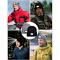 Miniatyrbillede 3 af 5: 2 stk. Unisex LED-hue med 3 hvide lystilstande, lysende