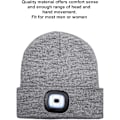 Miniatyrbilde 4 av 5: 2 stk. Unisex LED-lue med 3 hvite lysmoduser, lysende