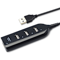 Miniatyrbild 3 av 5: （Svart）USB 2.0 Multi-USB Splitter Hög 4 Port USB Adapter för Lap