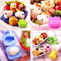 Miniatyrbilde 4 av 5: 6 stk. eggformer i plast, eggformer til baking, koking av egg, sushi og ris