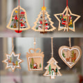 Miniatyrbilde 2 av 5: 7-pakke, 3D juletrepynt juletrepynt d