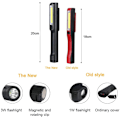 Pikkukuva 2 / 5: LED-työvalo, 2 COB-taskulamppua 3W, USB-ladattava taskulamppu