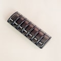 Miniatyrbild 2 av 4: Bärbar mini veckodosering 7 fack pillerbox svart