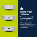 Pikkukuva 4 / 4: 3 kpl partakoneen teriä, jotka ovat yhteensopivia Philips Oneblade Replacemen kanssa