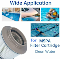 Miniatyrbillede 5 af 5: Pakke med 4 udskiftningsfiltre til Mspa FD2089, pool- og spafilter