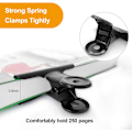 Miniatyrbillede 3 af 5: 15 stk. Store sorte Bulldog Binder Papirclips/Metalhængselsclips F