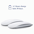 Miniatyrbild 2 av 5: Trådlös Bluetooth Touch Mouse för Mac/iPad, 1600 DPI Uppladdningsbar