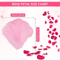 Miniatyrbilde 3 av 5: 4000 stk kunstige silke hvite roseblader for bryllup, Valentinsdag