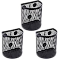 Miniatyrbillede 1 af 5: 3 stk. magnetiske mesh-organisatorer, penneholder-opbevaringskurve til St
