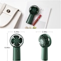 Miniatyrbillede 5 af 5: (Travel-Green) Håndholdt Vifte, 4000mAh Mini Bærbar Vifte, USB Genopladelig