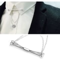 Miniatyrbillede 4 af 5: Mænds slipsklips, slipsklips til mænd og drenge, slipsenål, til bryllup B
