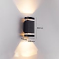 Pikkukuva 5 / 5: LED-seinävalaisin, ulkoseinävalaisin IP65 vedenpitävä ulkovalaisin