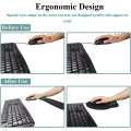 Miniatyrbillede 4 af 5: Ergonomisk musepude og tastatur håndledsstøtte, memory foam håndledsstøtte