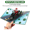 Miniatyrbild 4 av 5: 3D-julgrattningskort, 3D-julhälsningskort, jul 3D-hälsning