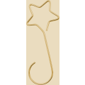 Miniatyrbild 1 av 4: Guld Färg 100st Julgran Krokar Julkula Krokar Christ