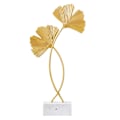 Miniatyrbild 1 av 5: Gyllene blad, Ginkgo Biloba prydnader, Metalldekoration för utomhus